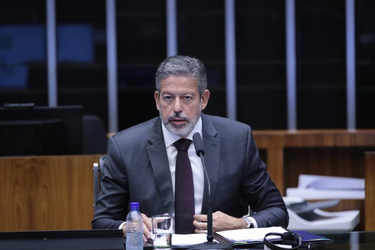 O presidente da Câmara, Arthur Lira