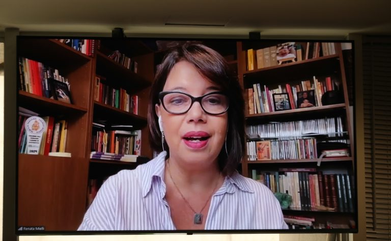 Audiência Pública - Regulação das redes sociais. Coordenadora do Comitê Gestor da Internet no Brasil (CGI.br), Renata Mielli.