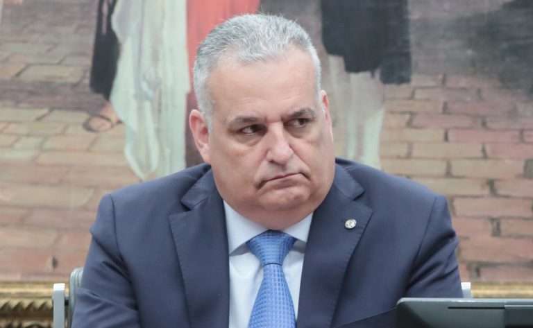 Deputado Alfredo Gaspar fala ao microfone