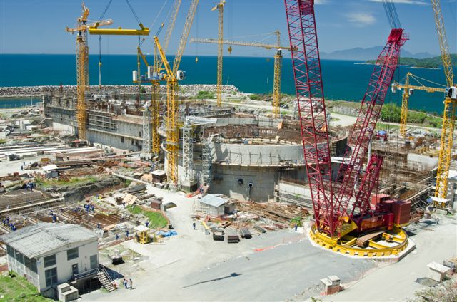 Obras da usina Angra 3