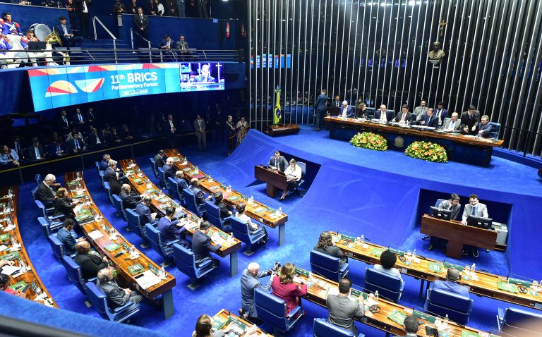 Solenidade de abertura do 11º Fórum Parlamentar do BRICS - Opening ceremony of the 11th BRICS Parliamentary Forum.
