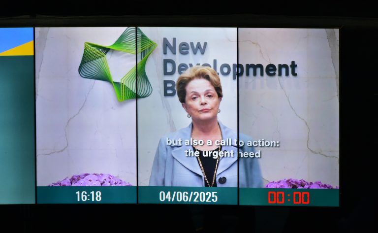 2ª Sessão de Trabalho Ação Parlamentar do BRICS Desenvolvimento Econômico - 2nd Working Session BRICS Parliamentary Action Economic Development. 3.ª Presidente do Novo Banco de Desenvolvimento, Dilma Rousseff
