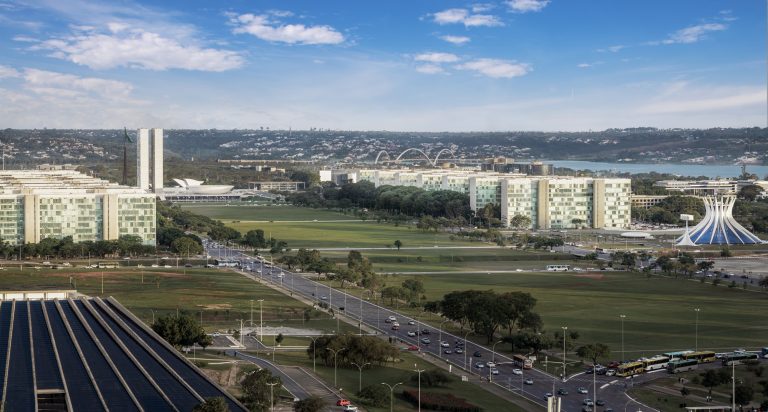 Esplanada dos Ministérios em Brasília