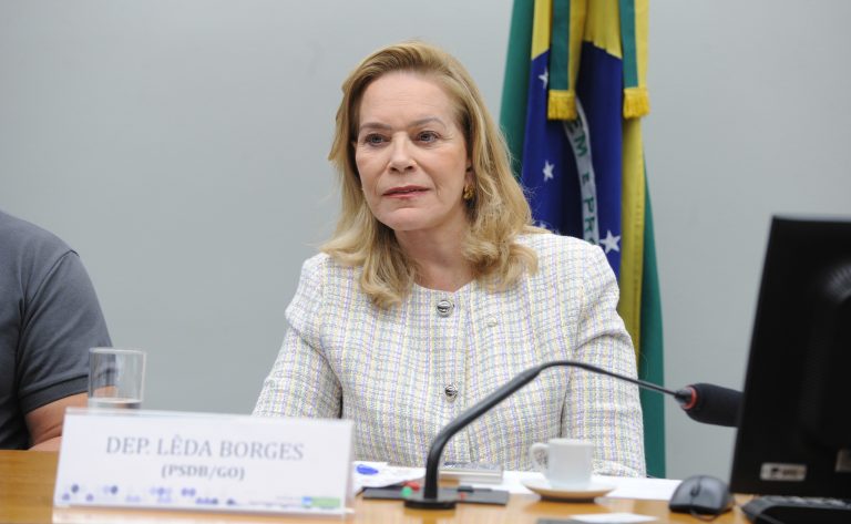 Deputada Lêda Borges (PSDB-GO) em comissão da Câmara dos Deputados