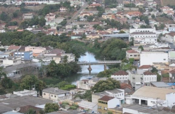 Vista aérea de uma cidade