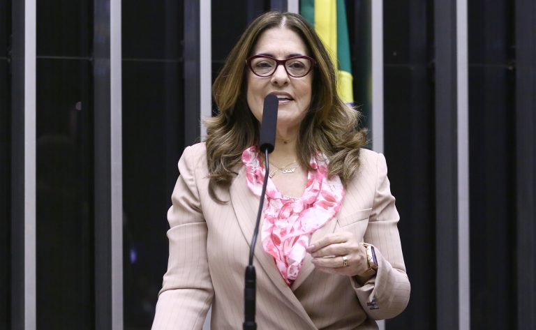 Deputada Rogéria Santos (Republicanos-BA) fala no Plenário da Câmara dos Deputados