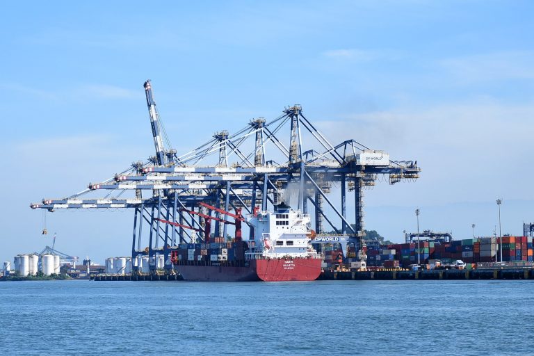 Porto de Santos, em São Paulo