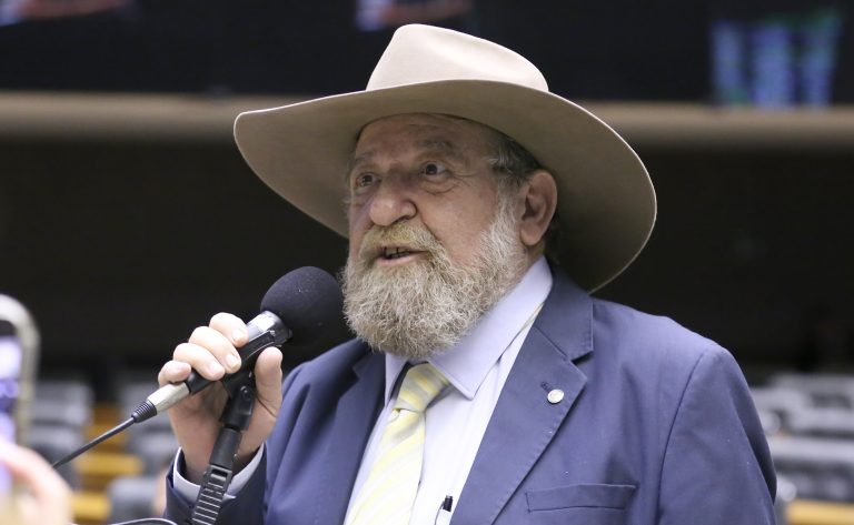 Deputado Nelson Barbudo (PL-MT) fala no Plenário da Câmara dos Deputados