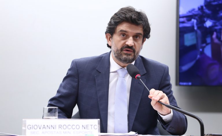 Audiência Pública - BETs e Apostas Esportivas. Secretário - Secretaria Nacional de Apostas Esportivas e de Desenvolvimento Econômico do Esporte do Ministério do Esporte, Giovanni Rocco Neto.