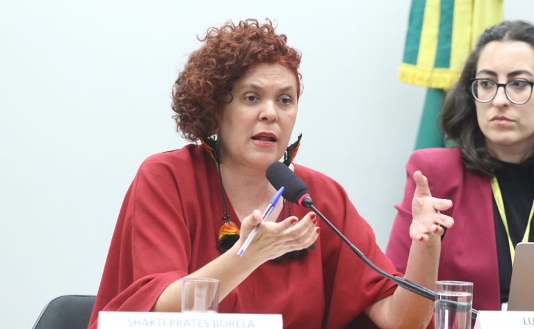 Audiência Pública - Crescimento dos registros de trabalho escravo no Brasil. Coordenadora-geral de Fiscalização para Erradicação do Trabalho Análogo ao de Escravizado e Tráfico de Pessoas, Shakti Prates.