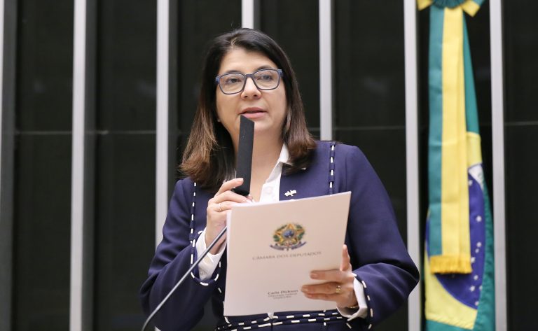 Deputada Carla Dickson (PL-RN) no Plenário da Câmara dos Deputados