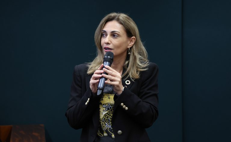 Audiência Pública - Reajuste automático anual no Programa Nacional de Alimentação Escolar. Coordenadora-Geral do Programa Nacional de Alimentação Escolar, Karine Santos.