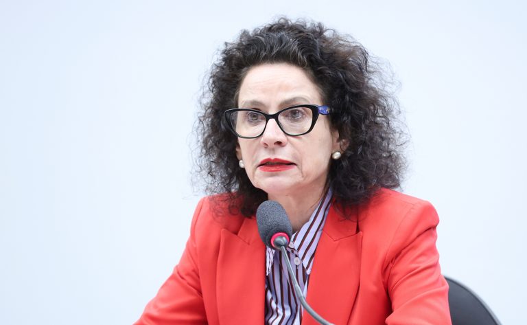 Audiência Pública - Participação social nas instituições do sistema de justiça, a partir da experiência das ouvidorias externas das Defensorias Públicas. Presidenta do Conselho Nacional de Ouvidorias Externas das Defensorias Públicas do Brasil, Maria Aparecida Lucca Caovilla.